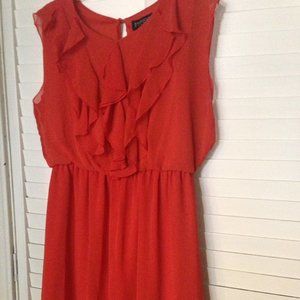 Ladies Sheer Polyester Sleeveless Dress Size 4